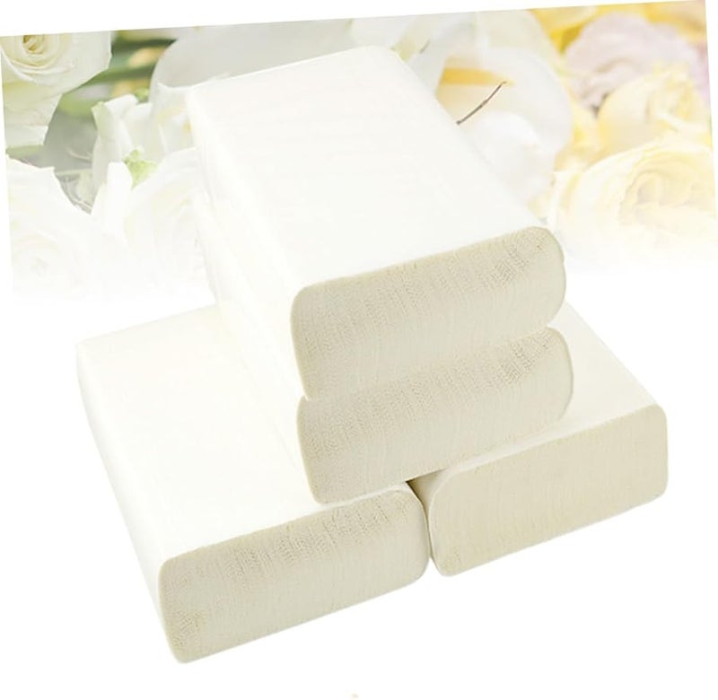 Yardwe Thickened Paper Towels 4 Rolls Oil Absorbent Kitchen Tissue For Home Office - Image 3